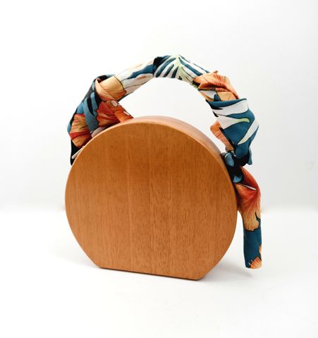 Bolso Clutch Madera