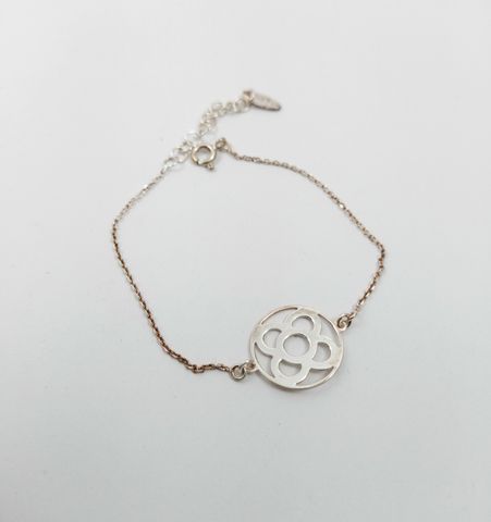 Pulsera Plata 925 Flor de BCN