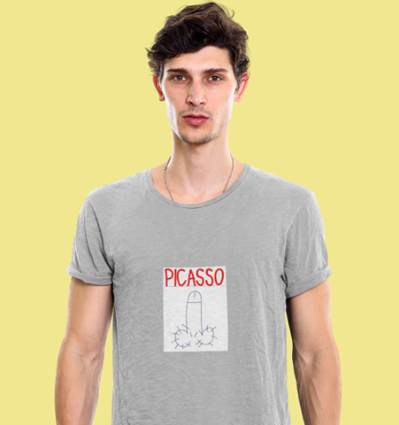 Camiseta H Picasso Gris