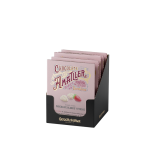 Hojas Chocolate Blanco y Fresa 60g