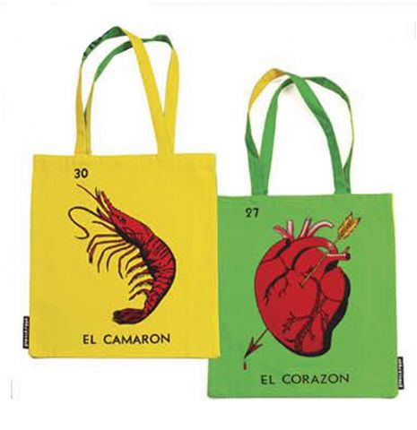 Totebag langostino / corazón cool kitsch