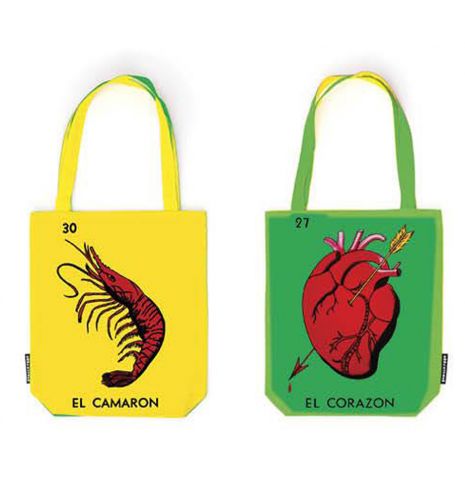 Shopper bag langostino / corazón cool kitsch