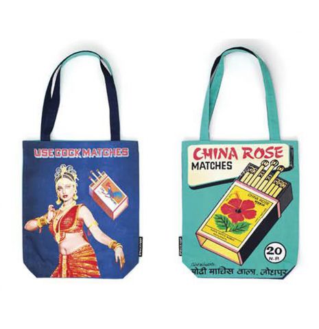 Shopper bag China Rose / Cock Matches