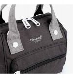 Mochila-Bandolera Negro-Gris