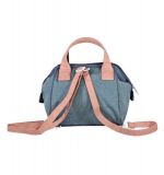 Mochila-Bandolera Denim-Rosa