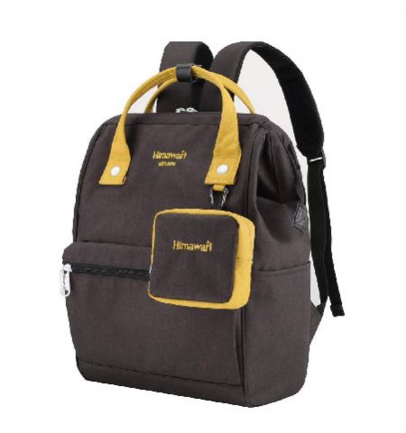 Mochila Combinada - Gris/Amarillo