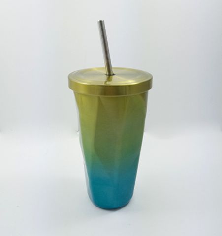 Vaso Térmico Acero Amarillo