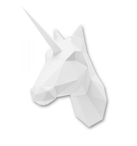 Puzzle 3D Papel Unicornio Blanco
