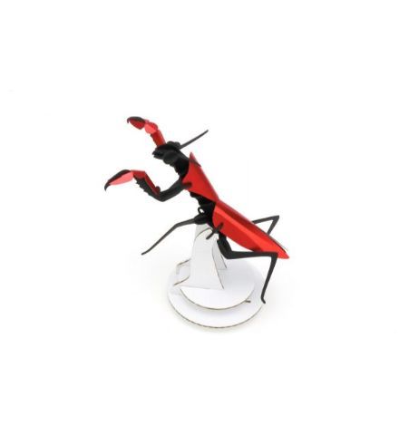 Puzzle 3D Insectos Mantis Rojo