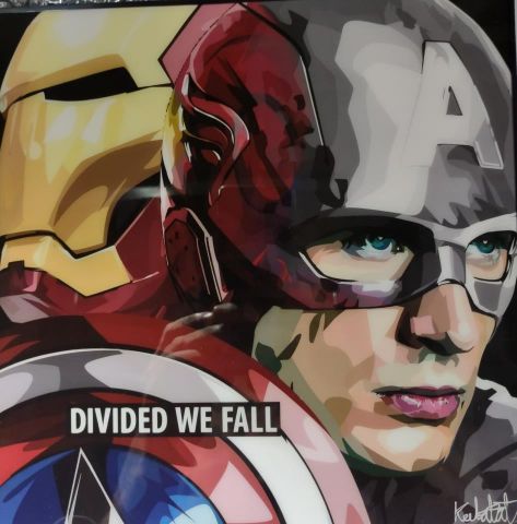 Divided we fall - Capitan America  + IronMan