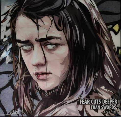 Fear cuts deep than swords - Arya Stark