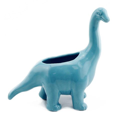 Maceta Dino Azul