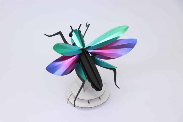 Puzzle 3D Grasshopper Saltamontes