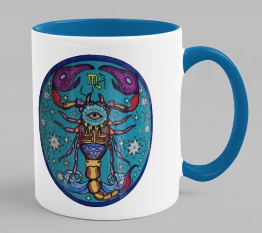 Taza zodiaco-CANCER- El Dios de los Tres