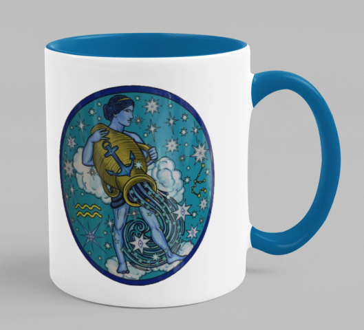 Taza zodiaco-ACUARIO-El Dios de los Tres