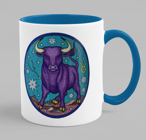 Taza zodiaco-TAURO-El Dios de los Tres