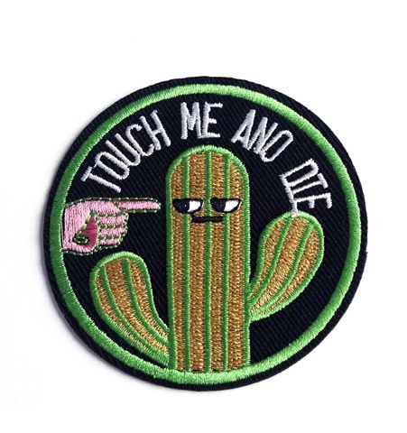 Parche Touch Me And Die… Cactus