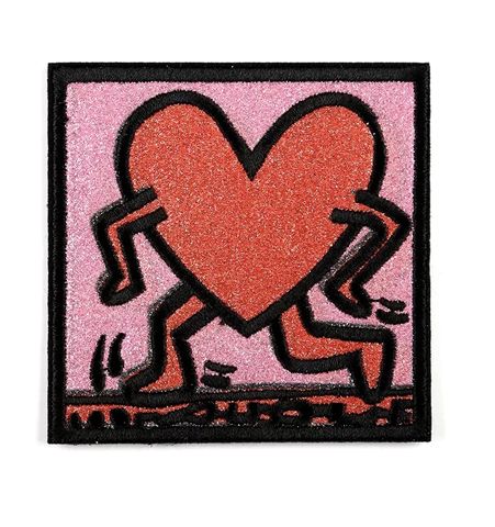 Parche Corazón Keith Haring