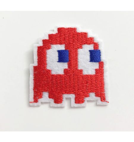 Parche Pacman Fantasmita Rojo