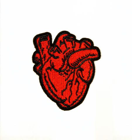 Parche Corazon Anatomico Realista