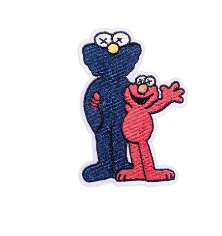 Parche Kaws Sesame Elmo-Cookie Monster
