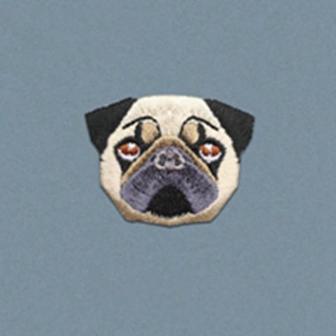 Parche Perro Realista Pug