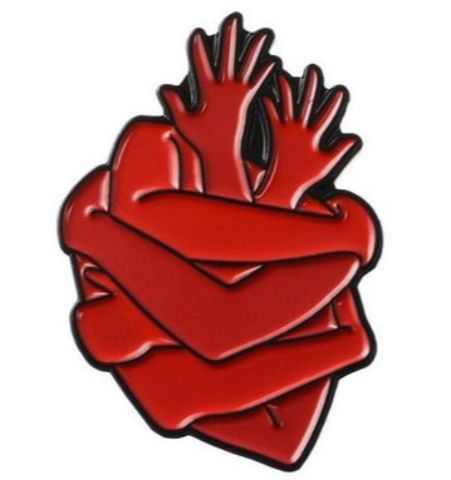 Pin Corazón Brazos