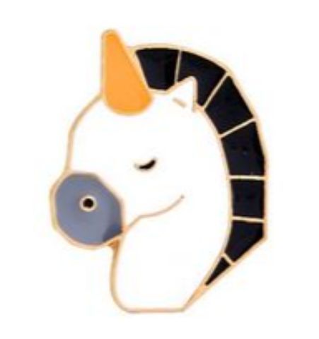 Pin Unicornio Negro