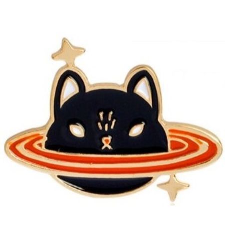 Pin Gato Saturno