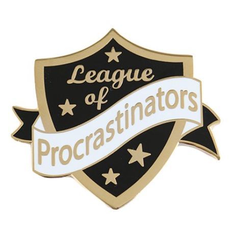 Pin League of Procrastinators