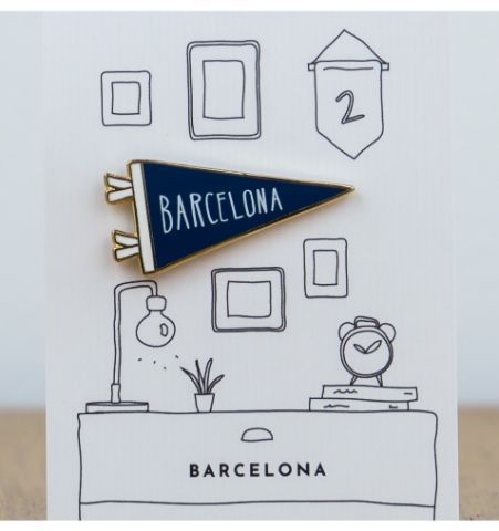 Pin Banderola Barcelona