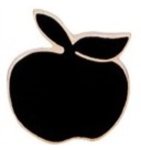 Pin Manzana Negra