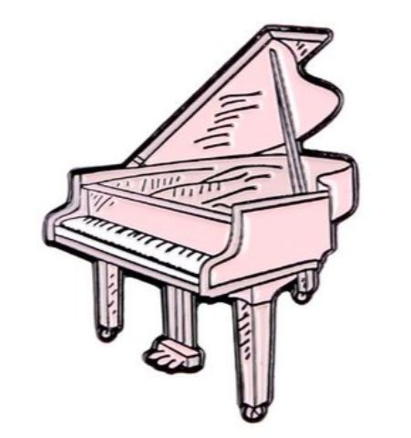 Pin Piano Rosa