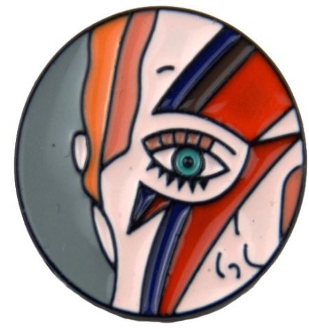 Pin Bowie Redondo