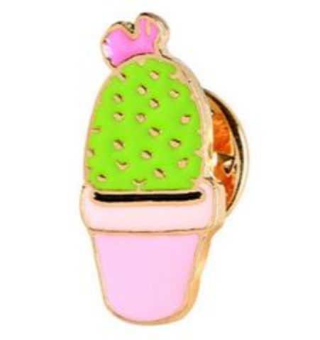 Pin Cactus Mini Maceta Rosa