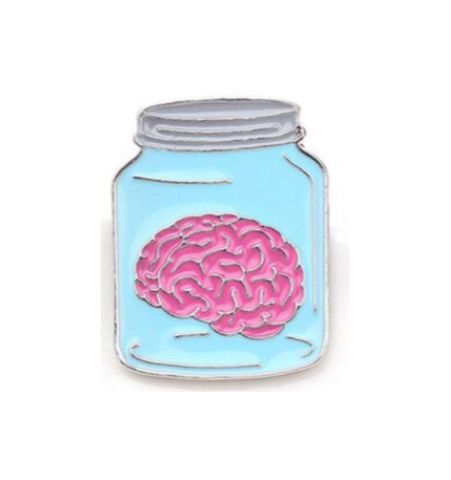 Pin Frasco Cerebro