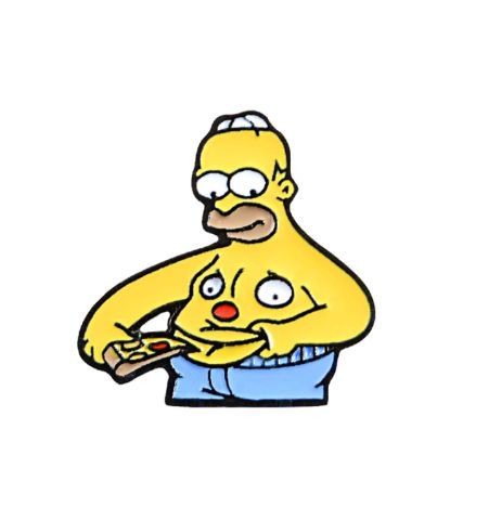 Pin Homer Panza Pizza