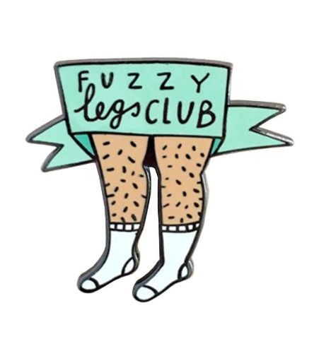 Pin Fuzzy Legs Club