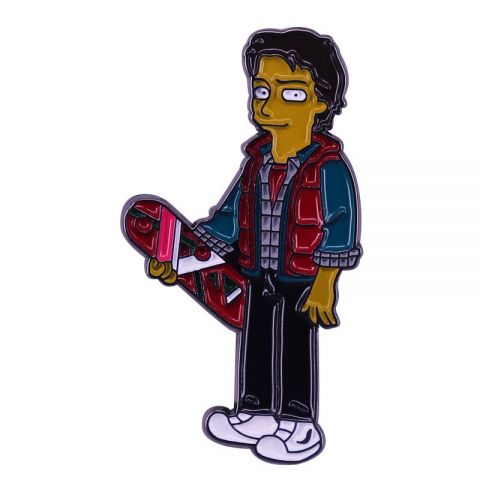 Pin Marty McFly Simpson