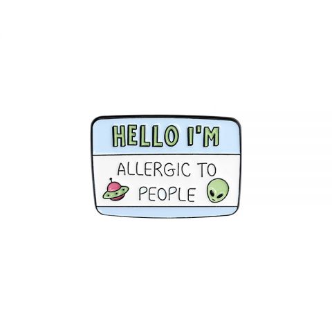 Pin Allergic to people