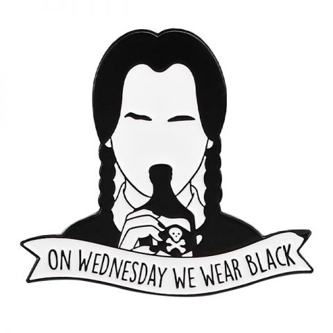 Pin Wednesday black