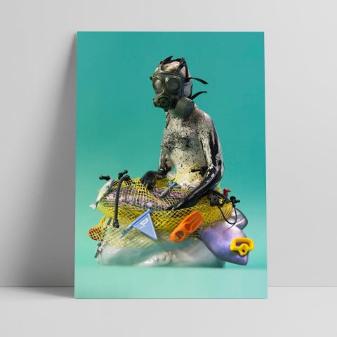 Print No Queda Tinte - Save the Mermaids 30x40cm