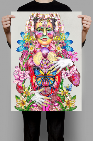 Póster DiosD3- 50x70 BJORK