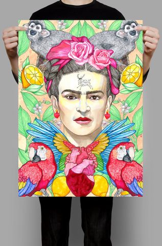 Póster DiosD3- 50x70 FRIDA