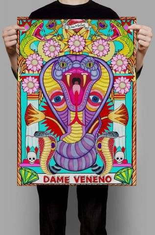 Póster DiosD3- 50x70 COBRA DAME VENENO