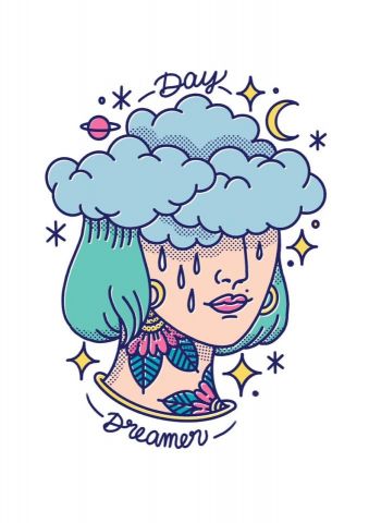 Print Day Dreamer A4