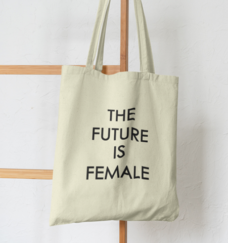 Tote FUTURE IS FEMALE Nat/Neg