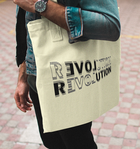 Tote REVOLUTION Nat/Negro