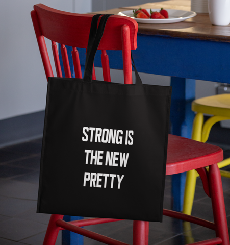 Tote STRONG Negro/Blanco