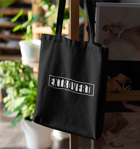 TOTE NEGRO Introvert/Extrovert